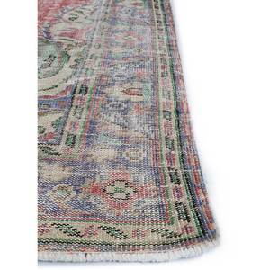 Alfombras de Lana Anudadas a Mano de Color Rojo Anaranjado Vintage, con Motivos Rectangulares Abstractos, para Sala de Estar, Pasillo, Nuevo Modelo-Pae-2382 - Product Image 4