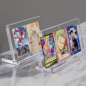 Pack Booster de <span class=keywords><strong>Pokémon</strong></span> en acrylique à fentes multiples Présentoir <span class=keywords><strong>Psa</strong></span> Slab Case Magnetic Card Case for Sports,<span class=keywords><strong>Pokémon</strong></span>,TCG Cards - Product Image 1
