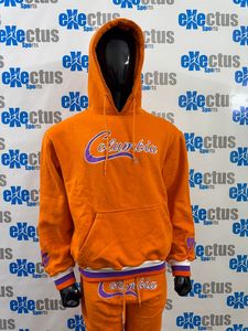 Chándales personalizados de algodón y lana para hombre, ropa deportiva para correr, conjunto de dos piezas, chándal para hombre, Sudadera con capucha y pantalones de chándal con logotipo bordado en 3D - Product Image 4