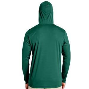 Sudaderas con capucha de manga larga de rendimiento de algodón para hombre Atlético ligero - Product Image 5