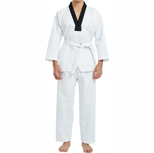 Uniforme de entrenamiento de Jiu Jitsu de algodón de secado rápido de alta calidad Unisex Diseño personalizable Karate Martial Top Servicios OEM disponibles - Product Image 4