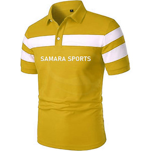 Polos de algodón de alta calidad con logotipo bordado personalizado para hombre, ropa deportiva de marca informal transpirable, camisetas de moda para el hogar para hombre - Product Image 2