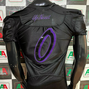 Maillot de football américain maillot de fan personnalisé maillot d'équipe sublimation matériel sergé tissu respirant grande taille fabriqué en usine - Product Image 1