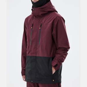 OEM chaquetas de nieve de invierno para esquiar y snowboard con capucha cremallera a prueba de viento impermeable prendas de vestir exteriores personalizadas para hombres mujeres y jóvenes - Product Image 4