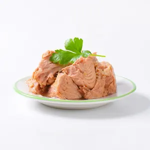 Canned Tuna Chunk in Vegetable Oil with Easy Open Lid Tuna Canned Fish