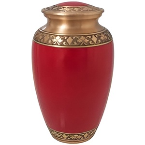 Classical Highest Quality Funeral Accessories Brass Adult Urns Wholesale Brass Funeral Cremation Urns Made India 2026 - Product Image 3