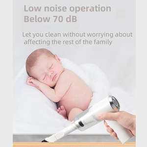 Nueva Aspiradora Ciclónica Portátil, 6000 Pa de Succión, Función de Aspirado en Seco, Ligera, con Batería USB, para Autos, Hogares y Hoteles - Product Image 4