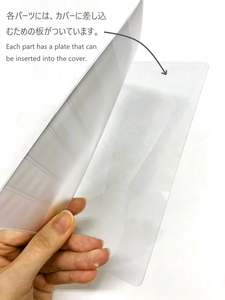 Cahier japonais original Handy Pick Compact Slim Design avec couvercle en plastique personnalisable Produit en vrac - Product Image 3