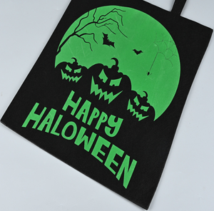 Pafu Halloween Glow-in -the- Dark Treat Bolsos Fantasma Calabaza Bruja Bolsas de dulces Halloween Luminous Trick or Treat Bolsas - Product Image 3