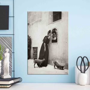 Lienzo Impreso: Frida Kahlo con el tema 'Pest', Gran Decoración de Pared, Enrollado en Lienzo - Product Image 1