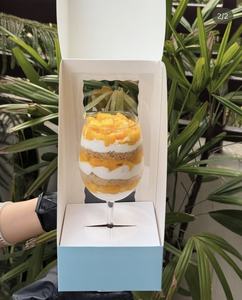 Caja Plegable para Pasteles en Oferta, Caja de Embalaje para Pasteles del Día de San Valentín para Empacar Cupcakes en Vaso - Product Image 5