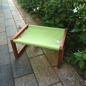 CAMA PARA MASCOTAS DE NIVEL SUPERIOR: MADERA DE CAUCHO NATURAL Y CÁÑAMO, COLORIDA Y ACOGEDORA, PLEGABLE, DISEÑO QUE AHORRA ESPACIO, PERSONALIZABLE OEM - Product Image 3