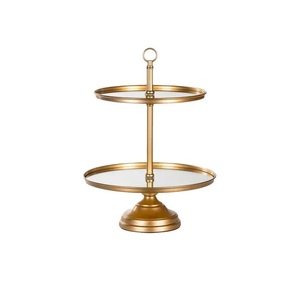 Top trending Birthday Party Wedding ececoration 3 iiered Ake y esessert tand etal Ake tand at holesale Rice - Product Image 2