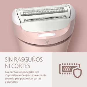 Tondeuse corporelle sans fil à 3 lames, utilisation humide et sèche, avec tête de rasage flexible et lumière LED pour les jambes et le corps - Product Image 1