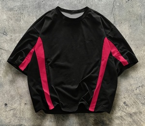 Camiseta de Hombre de Alta Calidad con Estampado Gráfico Urbano, Estilo Oversize, Casual, Juvenil, para Verano - Product Image 1