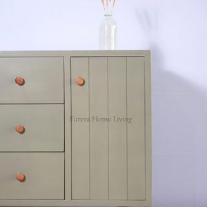 Commode pour enfants de style moderne et contemporain avec tiroirs Meubles de chambre à coucher en bois de couleur Commode pour bébé - Product Image 3