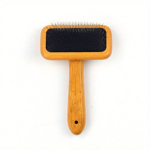 1 Cepillo de madera para perros con peine de acero inoxidable, venta al por mayor, peines de aseo de alta calidad para perros y gatos - Product Image 1