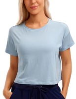 Camisetas Cortas de Moda para Mujer con Logotipo Personalizado, de Alta Calidad, 100% Algodón, Corte Holgado, Ropa de Golf, Camisetas de Verano para Chicas