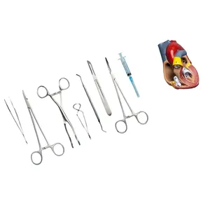 Kit d'instruments de dissection médicale, 9 pièces, outils chirurgicaux en acier inoxydable, hôpital, clinique - Product Image 3