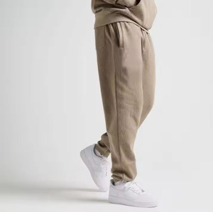 Pantalons de survêtement décontractés en toile épaisse, taille ample, style hip-hop, écologiques, à jambes larges, pour hommes, vente en gros - Product Image 3