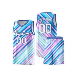 Logo personnalisé uniformes de basket-ball pour hommes vêtements d'équipe respirants grande taille disponibles en gros à bas prix - Product Image 6
