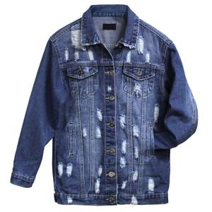 OEM Luxury <b>Men's</b> Vintage Denim <b>Jacket</b> Custom Chenille Embroidered Logo Street Wear Cotton <b>Jacket</b> - Product Image 5