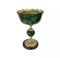 Brûleur d'encens élégant de couleur verte Porte-arôme décoratif Parfait pour la décoration intérieure Méditation Yoga Relaxation et cadeaux