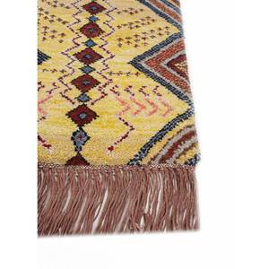 Tapis Manchaha en laine et soie de bambou noué à la main, motif géométrique abstrait, épaisseur 10 mm, modèle rectangulaire pour couloir, pour la maison, Les-1857 - Product Image 4