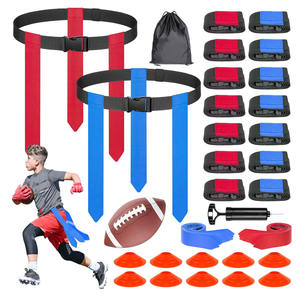 Drapeau de football américain transfrontalier, ruban en PVC, sangle de football pour jeunes, boucle à air, drapeau de football - Product Image 1