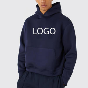 Sweat-shirt à capuche pour homme en gros 2026, décontracté, couleur unie, respirant, logo personnalisé, 100% coton - Product Image 1