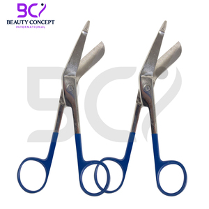 กรรไกรผ้าพันแผลผ่าตัดสีฟ้ามีขนาดที่กำหนดเองแหล่งจ่ายไฟแบบแมนนวล - Product Image 5
