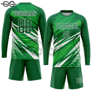 Uniformes de fútbol juvenil personalizados de alta calidad Camiseta de fútbol de manga larga con impresión de sublimación de gama alta Camiseta de fútbol de Francia - Product Image 3