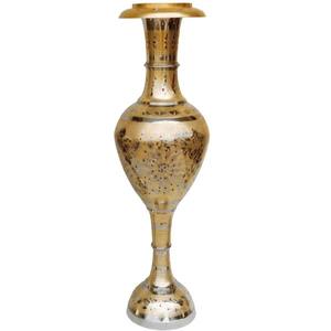 Florero ecológico hecho a mano de Metal dorado brillante atractivo de tendencia para decoración de boda recién llegado - Product Image 3