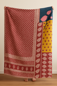 Courtepointes Kantha Heritage Premium fabriquées à la main d'Inde Quilts Kantha en pur coton - Product Image 2