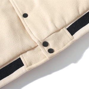 OEM Varsity chaquetas personalizadas en blanco Varsity Chenille parches Letterman Varsity chaqueta de gran tamaño de béisbol universitario chaqueta para hombre - Product Image 4