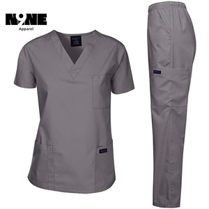 New Style Elastic Custom logo Hospital <b>Uniforms</b> <b>Scrubs</b> Medical Lab Coats Nurse <b>Uniform</b> Unisex <b>Scrubs</b> <b>Uniforms</b> Suit - Product Image 1