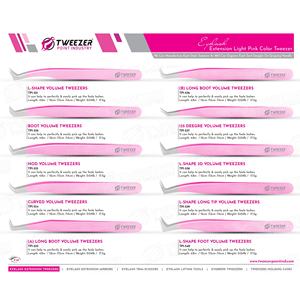 Pinzas para Pestañas, Varios Empaques Disponibles, Pinzas de Acero Inoxidable con Punta de Fibra para Pestañas, Herramienta para Injerto de Pestañas - Product Image 6