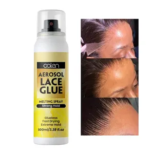 Luxfume Private Label Firm Hold Glueless Long Lasting Formula Aerosol Melting Spray For Lace Wig