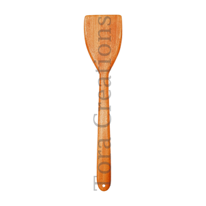 Nuevo lanzamiento, utensilio de cocina de madera de Neem hecho a mano multiusos, cucharón de madera para servir para cocinar, pedido mínimo de 100 Uds. - Product Image 4