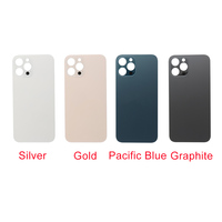 Cubierta Trasera con Orificio Grande para iPhone, Repuesto de Cristal Trasero para 8G, 8 Plus, XS Max, XR, 11, 12 Pro, 13 Pro Max, 14 Pro Max con Adhesivo