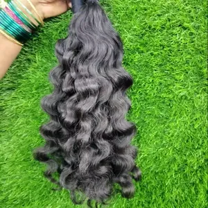 Натуральные индийские волосы для наращивания глубоких кудрявых натуральных человеческих волос для наращивания южные индийские волосы для наращивания