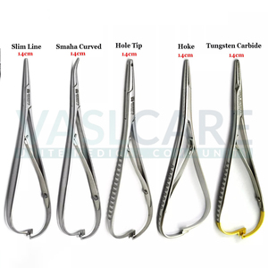 Pinza Portaagujas Mathieu Dental, Instrumentos Quirúrgicos de Ortodoncia para Suturas y Ligaduras, Manual, Acero Inoxidable Alemán - Product Image 4