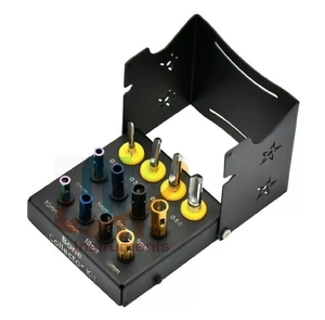 Kit de Extracción de Hueso Dental de Acero Inoxidable de Alta Calidad con Certificación CE, 12 Piezas de Fresas Dentales para Cirugía Dental Básica - Product Image 3