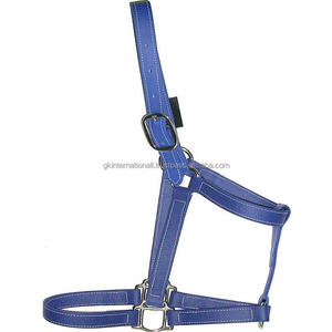 Licou de cheval en cuir épais et durable, Double couture, marron, sur mesure, collier de tête réglable en cuir, toutes tailles - Product Image 2