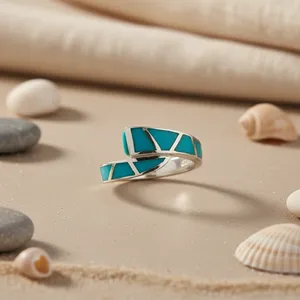 Rhodium-Plated 925 Sterling Silver Cluster <b>Ring</b> for Women-Fine Jewelry <b>Dainty</b> Statement Piece - Product Image 2