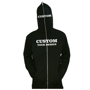 Sudadera con capucha personalizada para mujer, de algodón, con logotipo de marca privada, de talla grande, con cremallera - Product Image 2