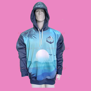 Vêtements de randonnée bleu marine de qualité supérieure Trendy Sublimation vente en gros de sweats à capuche de sport personnalisés de haute qualité en ligne - Product Image 4