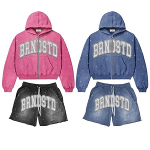Sweat-shirt à capuche personnalisé en coton imprimé numérique, respirant, à séchage rapide, poids lourd, streetwear d'hiver, décontracté - Product Image 1