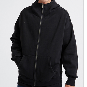 High Quality Wholesale Heavy Basic <b>Plain</b> Pullover Sweatshirts Knitted Digital Printing Men's Blank Zip up Essentials <b>Hoodie</b> - Product Image 1