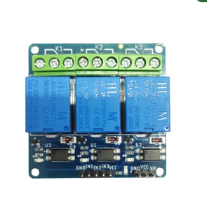 Placa de relé de 3 canales de 12V optoacoplador ADIY con salida AC/DC y terminales PCB/tornillo - Product Image 1